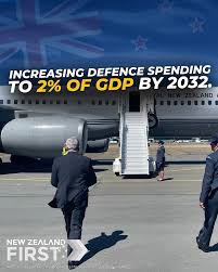 Today we announced $12 billion in defence spending. This will raise New Zealand's defence spending to more than two per cent of our GDP in the next eight years.