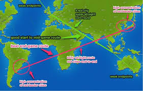 This Map Shows You The Longest Straightest Most Profitable Routes Possible In Pocket Planes From Holly Garrett Pocket Planes Social Media City Super