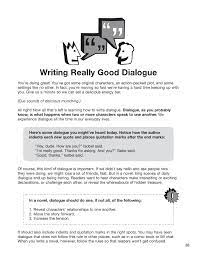 But how is that put into practice? Writing Really Good Dialogue Nanowrimo Ywp Pages 1 4 Flip Pdf Download Fliphtml5