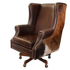 King Leather Hair On Hide Large Chair Office Desk Chair Western Cowhide Large Chair Most Comfortable Office Chair Antique Wooden Chairs