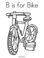 A is for airplane coloring page; Bike Coloring Pages Twisty Noodle