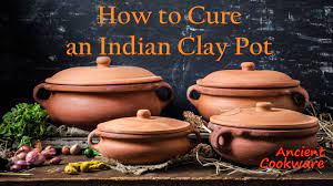 2.2l) casserole with lid clay pot for cooking clay pots for cooking double casserole ceramic soup pot creative water vapor cycle large capacity energy saving. Ancient Cookware How To Cure An Indian Clay Pot Youtube