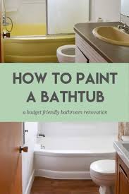 how to paint a bathtub easily