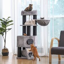 Light Grey Cat Tree In 2020 Diy Cat Tower Cat Tower Cat Condo