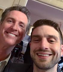 The son of George Soros and Gavin seem pretty happy about their plans…