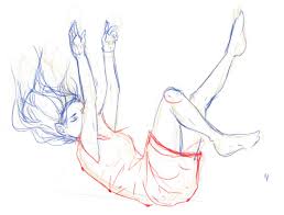 Falling Drowning Art Art Poses Fall Drawings
