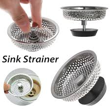 Then, tighten the nut with a basket wrench to secure it in place. Stopper Sink Filter Kitchen Garbage Small Plug Strainer Basket Drain Set Tool Bathroom Sinks Plumbing Fixtures