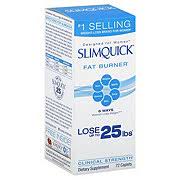 slimquick fat burner clinical strength caplets shop diet