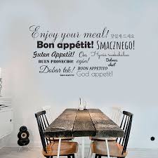 Wall decal, bless the food before us, quote, prayer. Bon Appetit Words Vinyl Wall Decal Dining Room Wall Stickers Home Decor Kitchen Restaurant Home Interior Design Art Murals C660 Wall Stickers Aliexpress