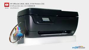 The hp deskjet ink advantage 3835 printer design supports different paper sizes including a4, b5, a6, and these are achieved with its wireless service as well. Hp Officejet 3830 3835 Ciss Hp 63 302 123 803 Hp 664 680 652 Hp 46 Youtube