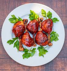 Candied Barbecue Chicken Drumstick Lollipops Grilling 24x7 Recipe Barbecue Chicken Chicken Drumsticks Smoked Food Recipes