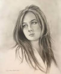 Tinted charcoal drawing in progress