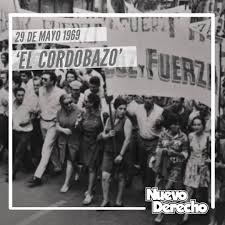 Un día como hoy pero en el año 1969, los estudiantes se sumaron a los obreros para protestar en las manifestaciones más grandes de la historia del país conocida como el cordobazo. Nuevo Derecho Unlp A 51 Anos De Los Sucesos Del 29 Y 30 De Mayo De 1969 Recordamos Al Cordobazo Unas De Las Primeras Hazanas Populares Encabezadas Por Trabajadores Y Estudiantes
