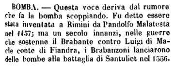 — noi abbiamo un bel parlare, ma. Bomba Dizionario Significato E Curiosita
