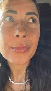 beam wearing matcha everything balm