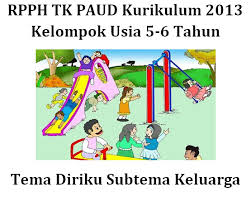 Maybe you would like to learn more about one of these? Rpph Tk Paud Kurikulum 2013 Kelompok Usia 5 6 Tahun Tema Lingkunganku Subtema Keluarga Administrasi Tk Paud