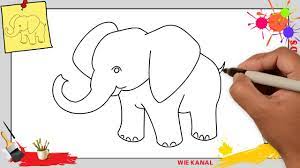 Suchen sie nach schritt für schritt zeichnen elefant. Elefant Zeichnen 4 Schritt Fur Schritt Fur Anfanger Kinder Zeichnen Lernen Tutorial Youtube