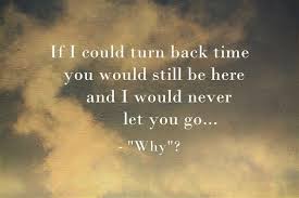 If I Could Turn Back Time You Would Still Be Here And I Would Never Let You Go Turn Back Time Quotes Time Quotes Quotes