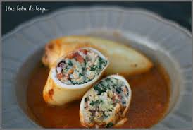 Une Faim De Loup Calamars Farcis Encore Mais Legumes Et Crevettes Cette Fois Calamar Alimentation Calamar Recette