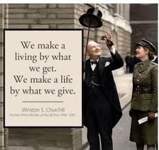 You Make A Living By What You Get You Make A Life By What You Give Winston Churchill Hungryfaces