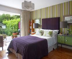 Just decide how thick you want the stripes to be, use painter's tape to mark off the borders, then fill in stripes are a wonderful way to add fun to a child's bedroom. 18 Fancy Bedrooms With Striped Accent Walls