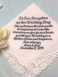 Mother And Father To Daughter Gift On Her Wedding Day Etsy In 2021 Daughter Wedding Gifts Sentimental Wedding Gifts Mother Daughter Wedding Gifts