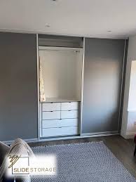 I knew that i had more black and grey wardrobe requests, so i thought i'd jump on another one right away and see how much difference a change of accent colors would make.first up, the hypothetical starter outfit: Slidestorage 3 Doors Wardrobe Dark Grey Panels Our Facebook