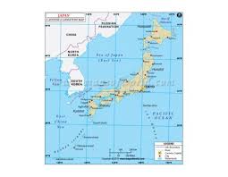 This is a span of more than 1300 miles. Buy Japan Latitude And Longitude Map