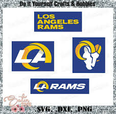 Los Angeles Rams New 2020 Design Set Svg Files Nfl Football Cricut Silhouette Studio Digital Cut Files