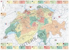 Die interaktive karte der schweiz mit aktuellen informationen zu verkehr, gastronomie und mehr. Schweiz Organisationskarte 139 X 100cm