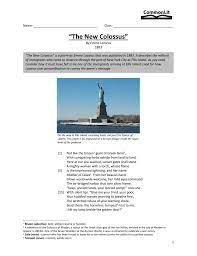 Add your answer and earn points. The New Colossus