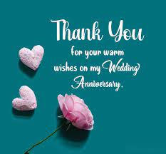 Thank You Messages For Anniversary Wishes - Wishesmsg
