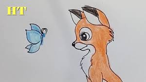 How To Draw A Cute Fox Step By Step Fox Cartoon Drawing Easy For Kids Feel free to explore, study and enjoy paintings with paintingvalley.com.