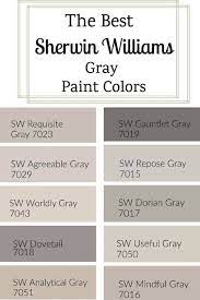 Best Sherwin Williams Gray Paint Colors