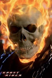 Poster Ghost rider - skull | Wall Art | 3+1 FREE | Abposters.com