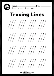 Horizontal, vertical, diagonal, curved lines. Sleeping Line Worksheet Free Printable Kids Nex