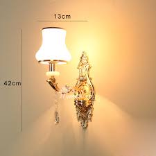 Wall Light Sconces Glass Hardware Modern Bathroom 2 Light Indoor