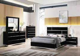 Kennedy Furniture Stores Brampton Furniture Bedroom Furniture Mississauga Stoney Black Bedroom Set In 2021 Contemporary Bedroom Sets Modern Bed Set Bed Furniture Set