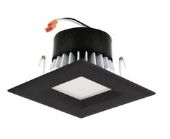 Shop this collection (12) model# wf4 sww5 90cri mb m6. Elco Lighting El442ct3bb 4 Inch Square Led Insert Square Reflector Recessed Lighting Trim Black Finish 3 Cct Buyrite Electric