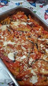 La pasta pasticciata è un pasticcio di pasta al forno con besciamella, un primo piatto al forno gustoso e facile da fare, perfetto per il pranzo della domenica. Pasticcio Di Pasta E Melanzane Al Forno Cooking With Love