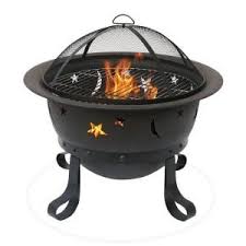 Uniflame Cauldron Stars And Moons Bronze Fire Pit Wad1081sp At The Home Depot Wood Burning Fire Pit Portable Fire Pits Fire Pit