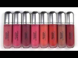 Revlon ultra hd lip mousse hyper matte, longwearing creamy liquid lipstick in plum / berry, death valley (830), 0.2 oz 4.3 out of 5 stars 2,589 $5.98 $ 5. Revlon Ultra Hd Matte Lip Colors Lip Swatches Review Youtube