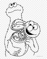 All children love the cookie monster, the adorable muppet from sesame street. Cookie Monster Coloring Elmo And Cookie Monster Drawing Hd Png Download 744x968 6654715 Pngfind