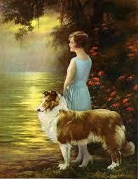 True Friendship Adelaide Hiebel Dog Art Canine Art Dog Paintings