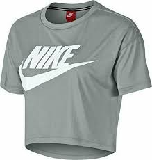 Black And White Nike T Shirt Women S Nike Women S Xl Essential Cropped T Shirt Light Pumice White X Large Aa3144 019 Nike Tshirt Nike Women Outfits Nike Shirts Women Nike Hoodie Outfit