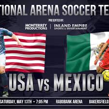 Sign of usa mexico seamless loop animation. Usa Mexico Indoor Soccer Game Coming To Town Sports Bakersfield Com