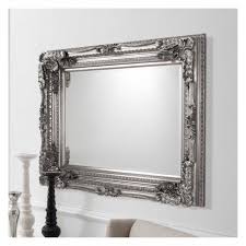 Oversize mirrors and large mirrors are great as bathroom mirrors.choose the right style or shape to fit your space with our collection of round mirrors. Carved Louis Large Silver Leaf Finish Baroque Framed Ornate Wall Mirror 120 X 89 5cm