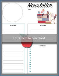 Sample classroom newsletter 5 documemts in pdf word. Free Printable School Newsletter Templates Lovetoknow