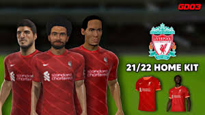 New liverpool fc home shirt and kit 21/22. Liverpool 21 22 Home Kit Dls 21 Youtube