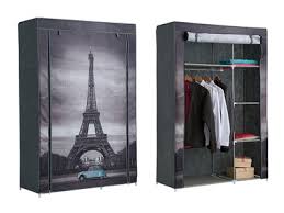 Un large choix de penderie en tissu pratique et à bas prix sur meubles.fr. Penderie Tissus Paris Nomade 50 Paris Grey